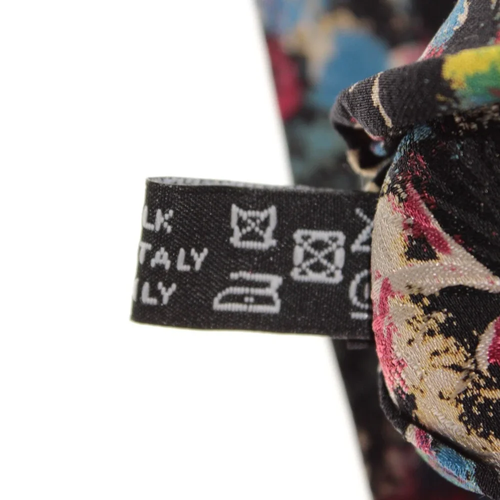 Italo Ferretti NWOT Neck Tie in Multicolor Abstract Print 100% Silk